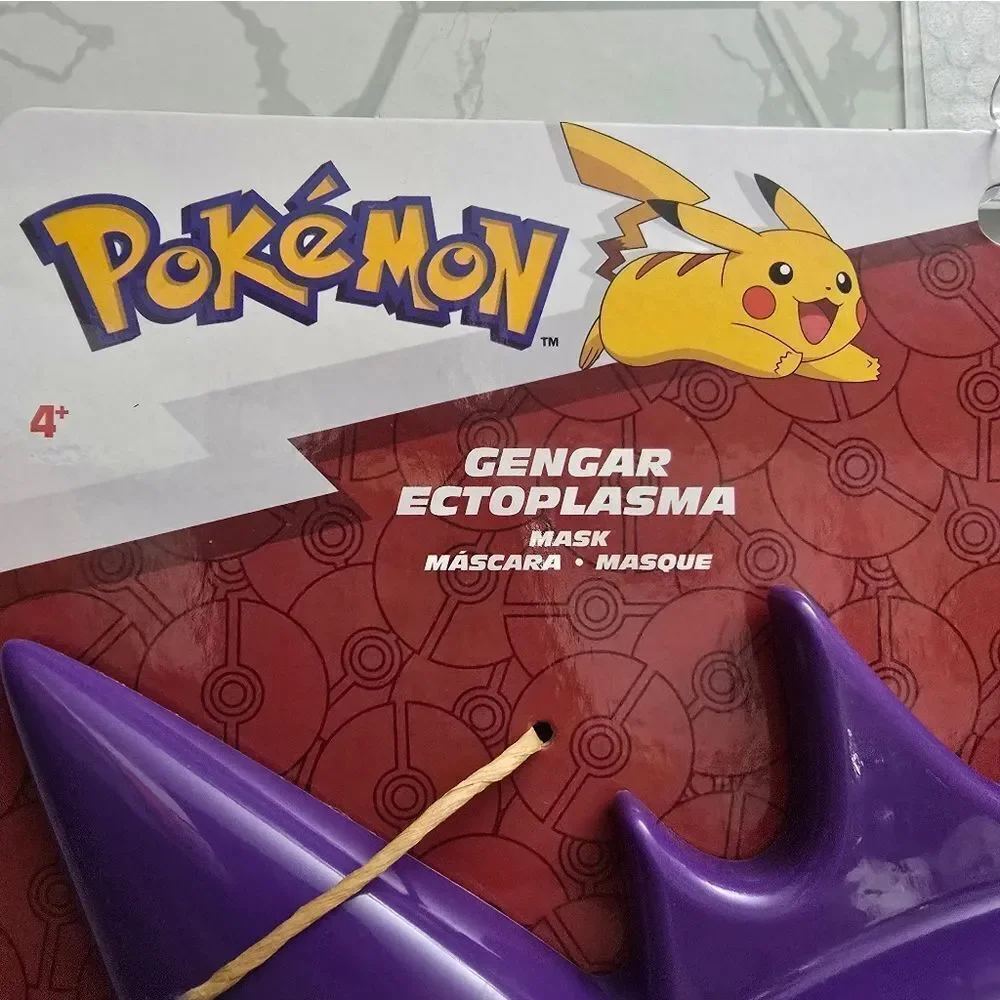 New Pokémon Gengar Light Up Halloween Mask Unisize 8+
